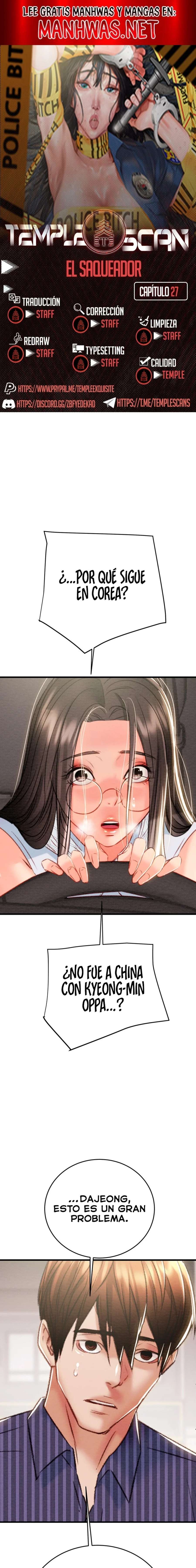 El Saqueador Capítulo 27 - Página 1