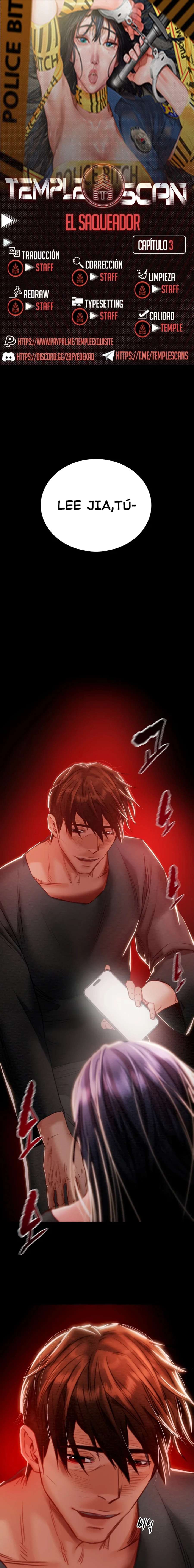 El Saqueador Capítulo 3 - Página 1