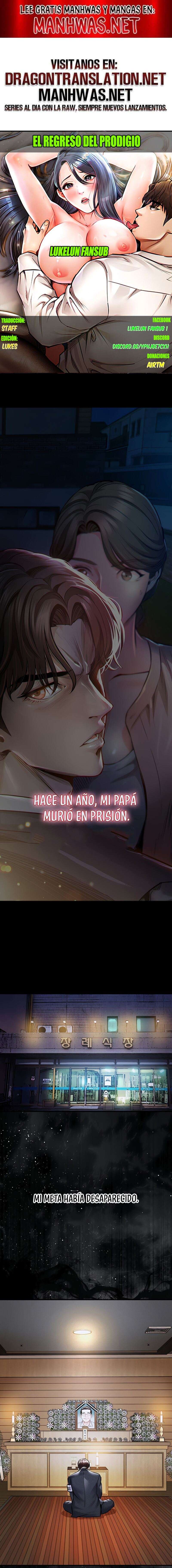 El regreso del prodigio Capítulo 2 - Página 1