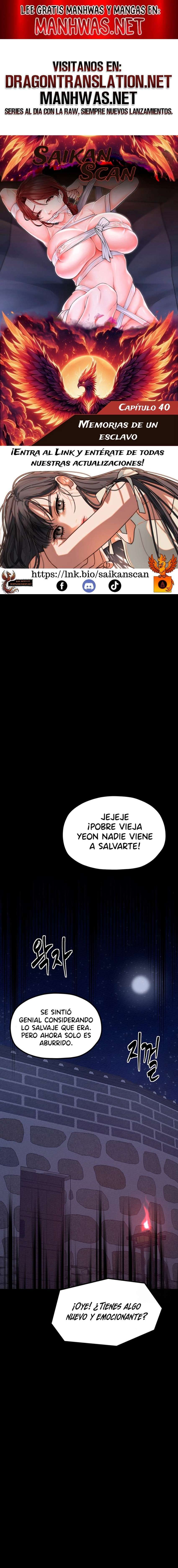 La historia de un esclavo Capítulo 40 - Página 1