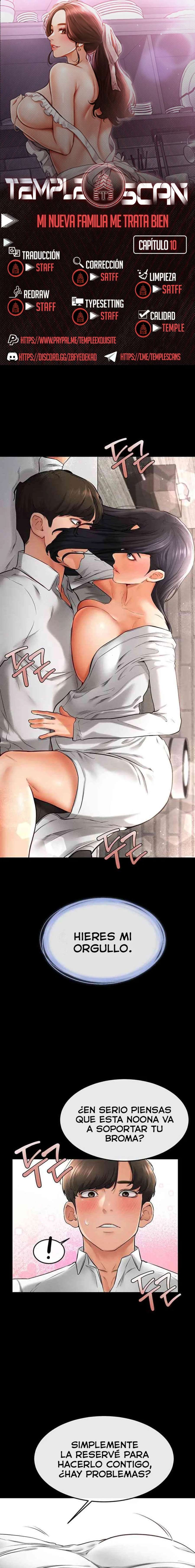 Mi nueva familia es muy amable. Capítulo 10 - Página 1