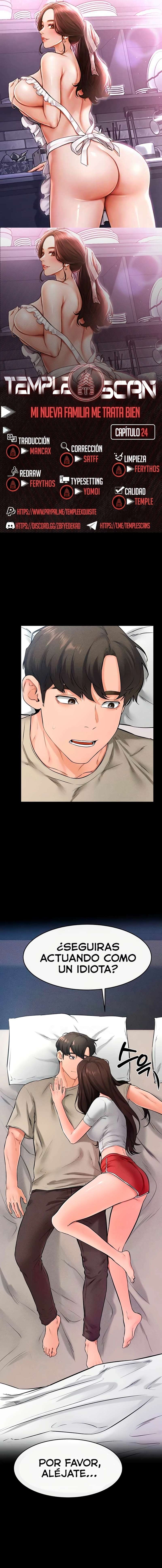 Mi nueva familia es muy amable. Capítulo 24 - Página 1