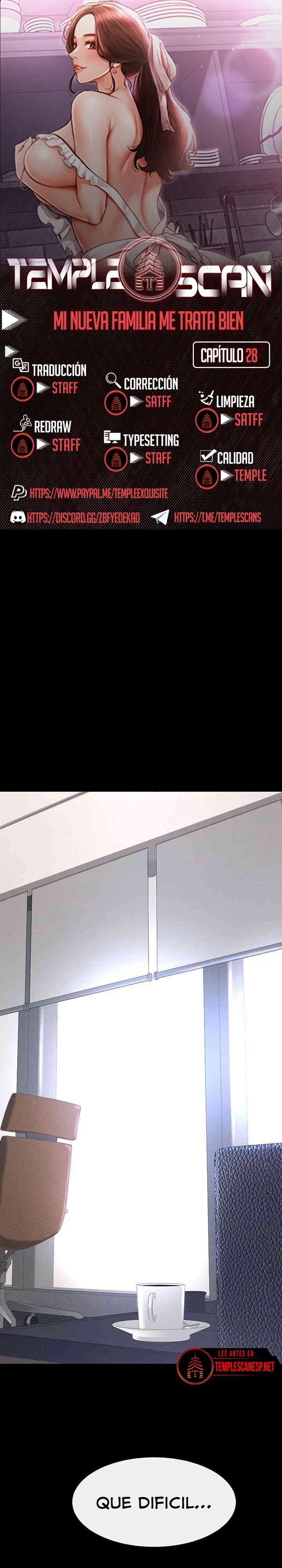 Mi nueva familia es muy amable. Capítulo 28 - Página 1