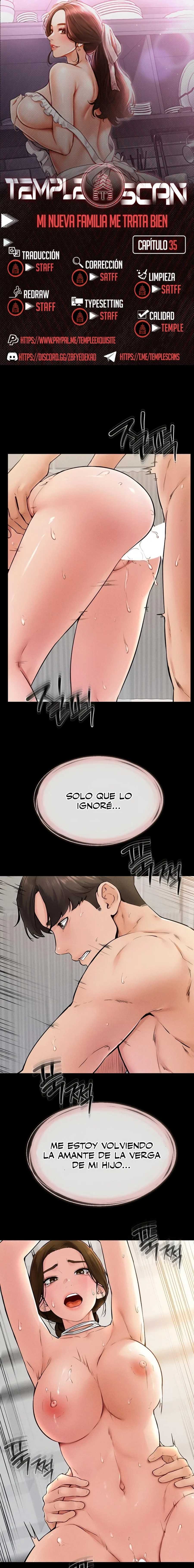 Mi nueva familia es muy amable. Capítulo 35 - Página 1