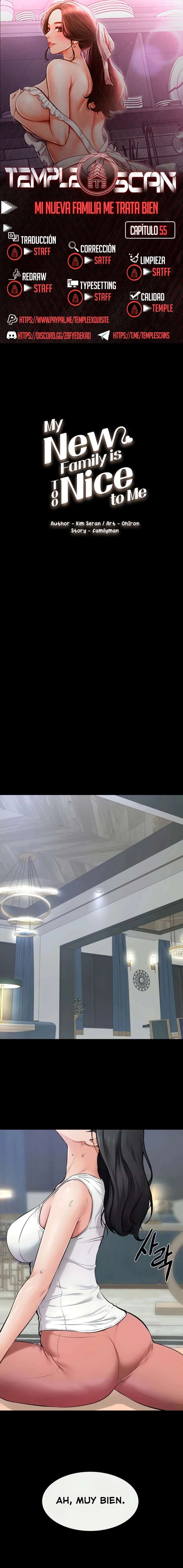 Mi nueva familia es muy amable. Capítulo 55 - Página 1