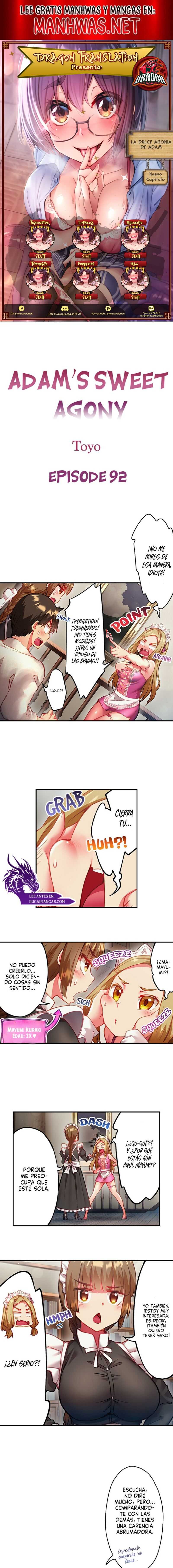 La dulce agonia de Adam Capítulo 92 - Página 1