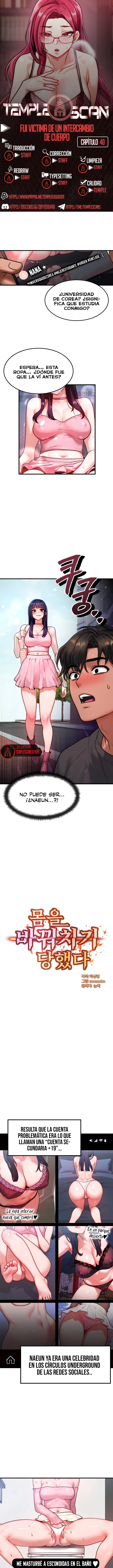 Intercambio de cuerpos Capítulo 40 - Página 1