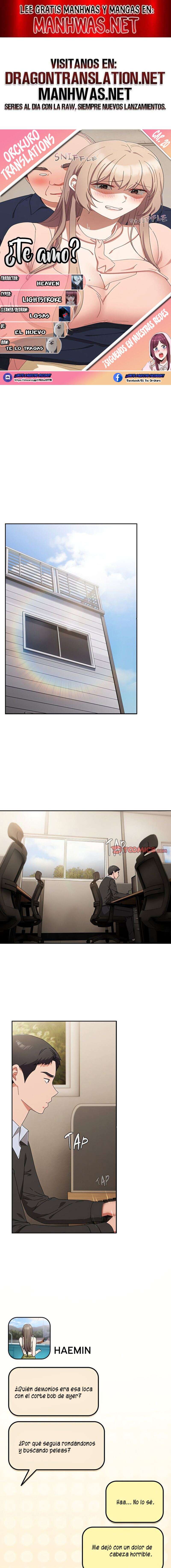 ¿Te amo? Capítulo 20 - Página 1