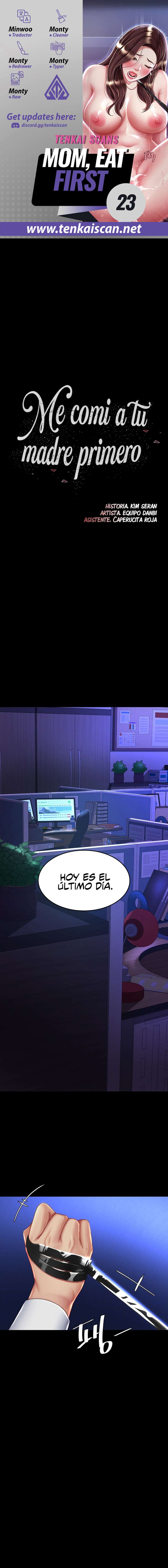 Me comí a tu madre primero Capítulo 23 - Página 1