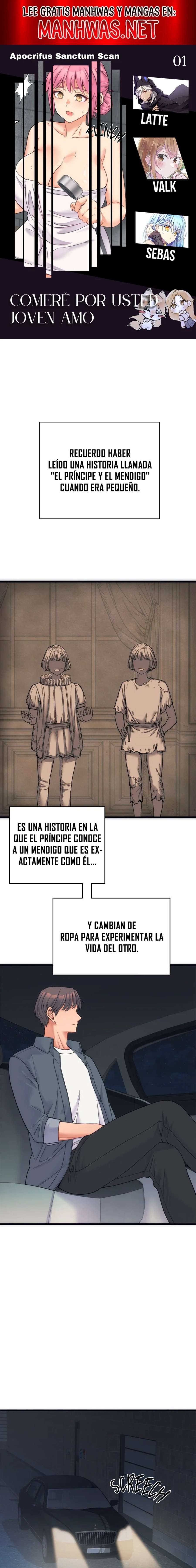 Comeré por usted, joven amo Capítulo 1 - Página 1