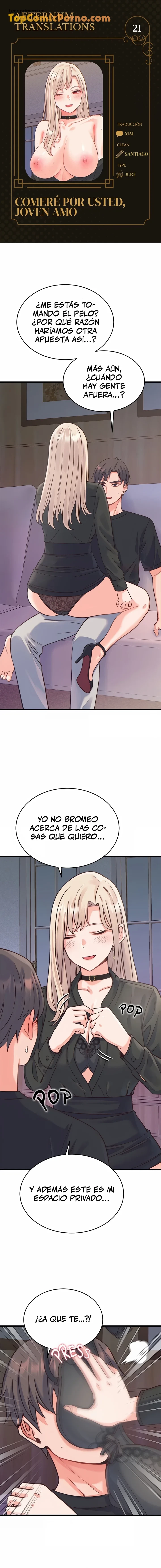 Comeré por usted, joven amo Capítulo 21 - Página 1