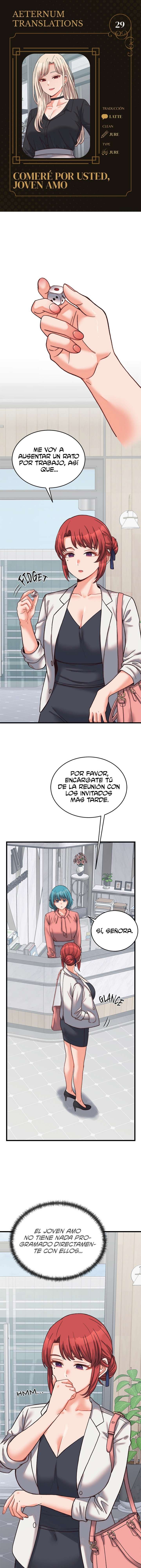 Comeré por usted, joven amo Capítulo 29 - Página 1