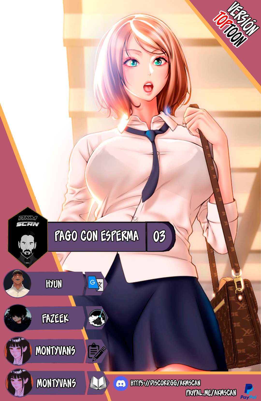 Pago con Esperma Capítulo 3 - Página 1