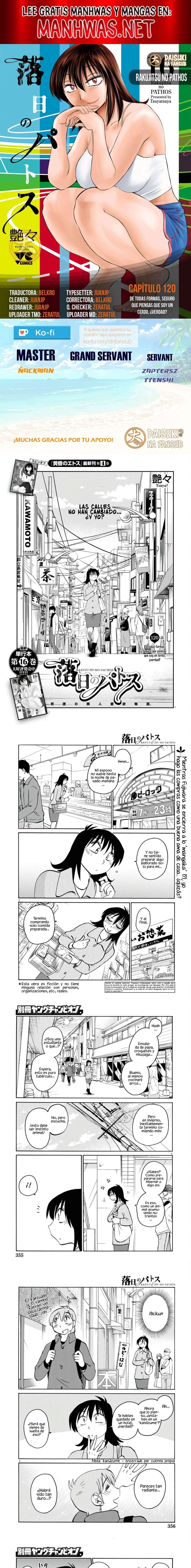 Rakujitsu no Pathos Capítulo 120 - Página 1