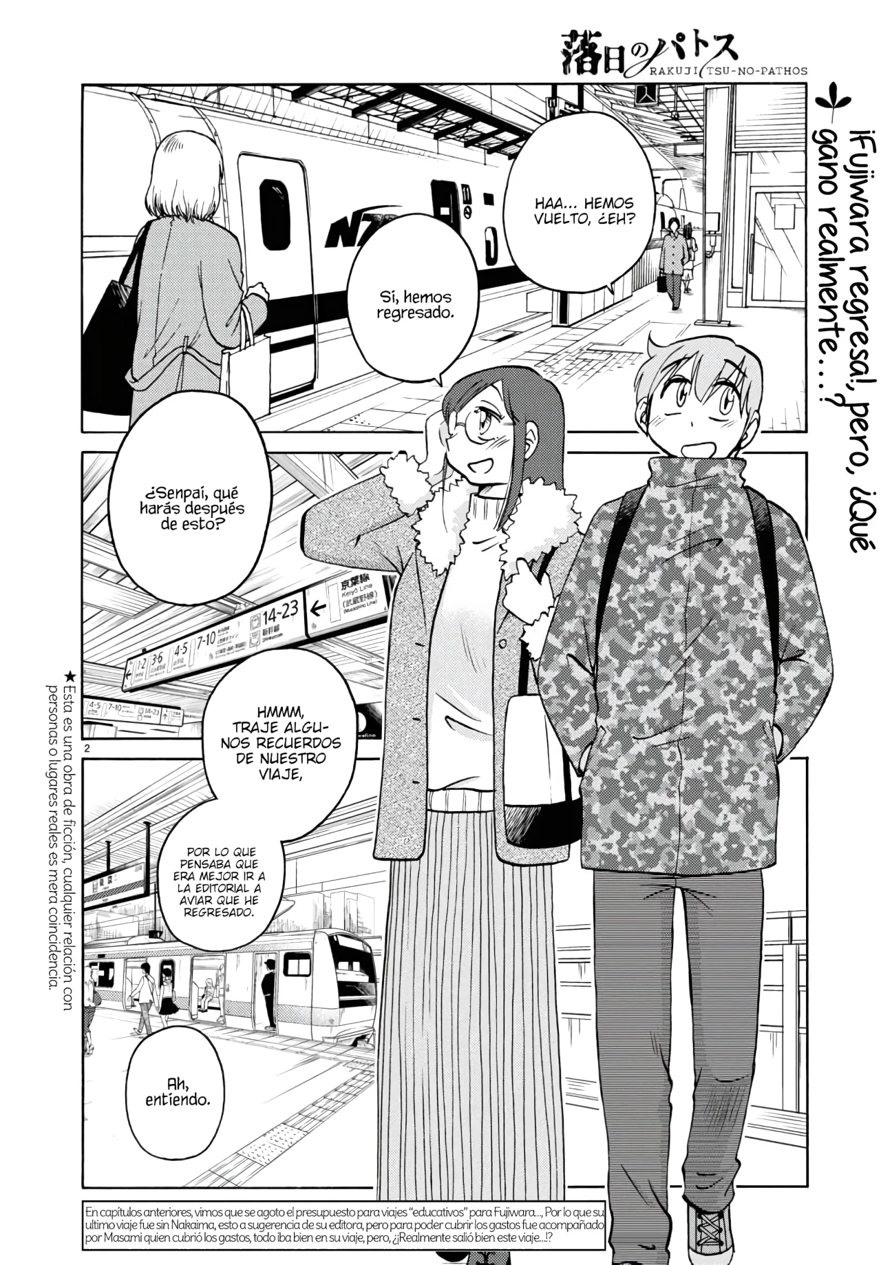 Rakujitsu no Pathos Capítulo 128 - Página 4