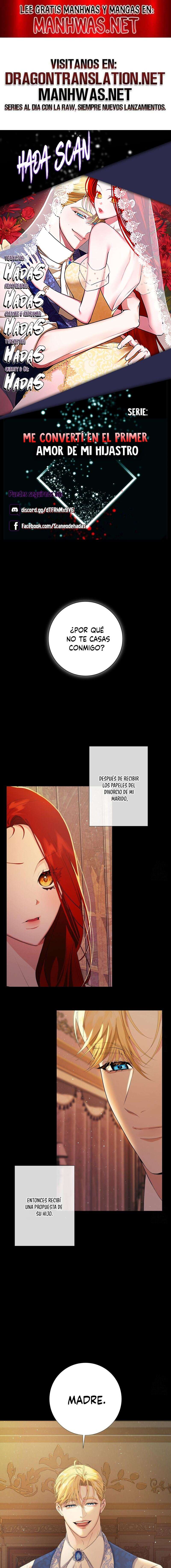 Me convertí en el primer amor de mi hijastro Capítulo 1 - Página 1