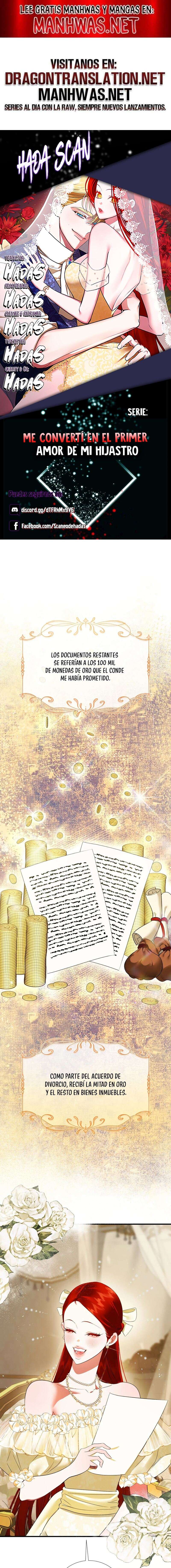 Me convertí en el primer amor de mi hijastro Capítulo 10 - Página 1