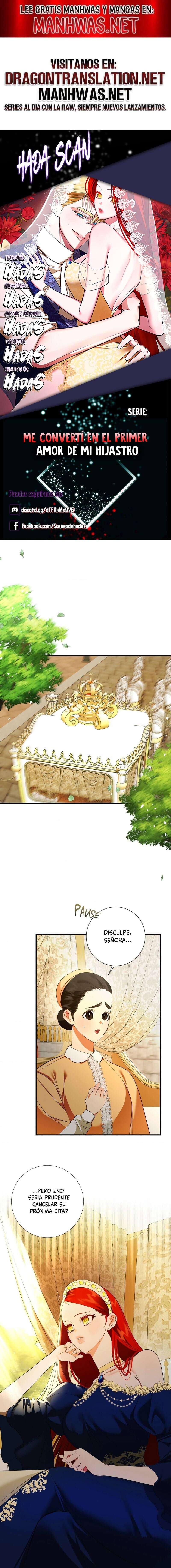 Me convertí en el primer amor de mi hijastro Capítulo 13 - Página 1