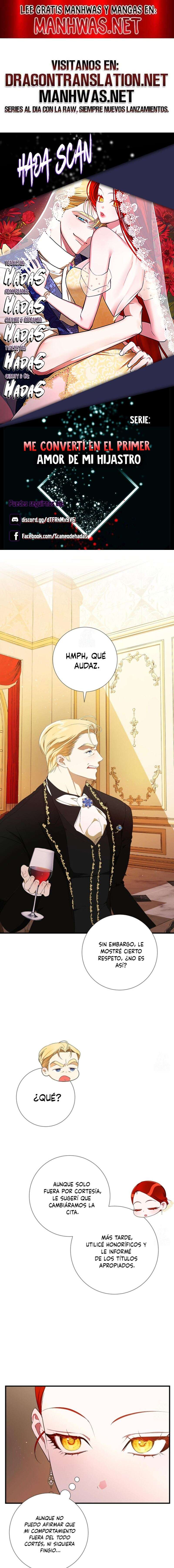 Me convertí en el primer amor de mi hijastro Capítulo 4 - Página 1