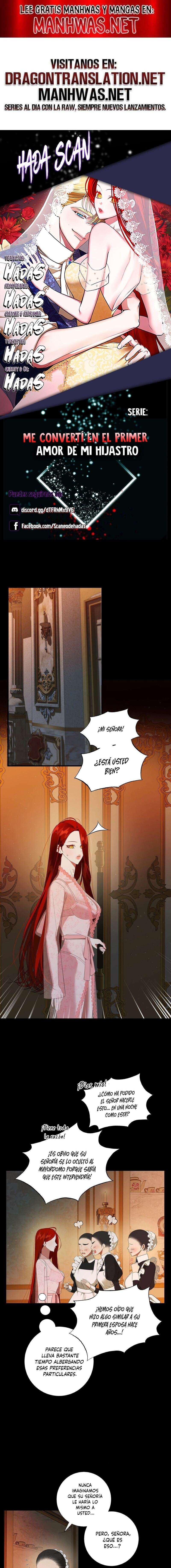 Me convertí en el primer amor de mi hijastro Capítulo 6 - Página 1