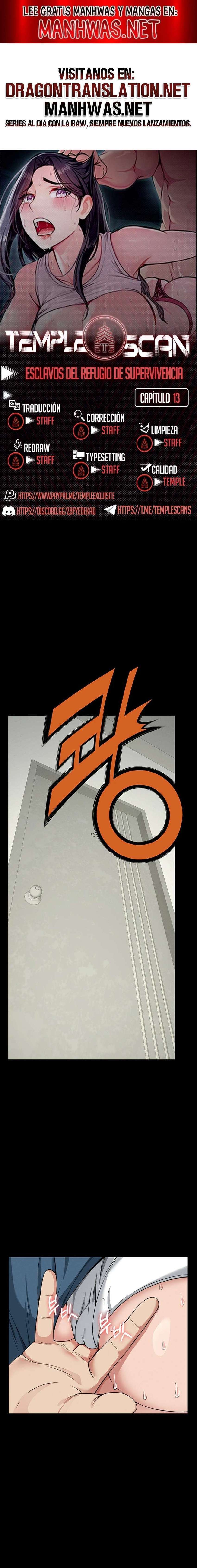 Esclavas del Refugio de Supervivencia Capítulo 13 - Página 1