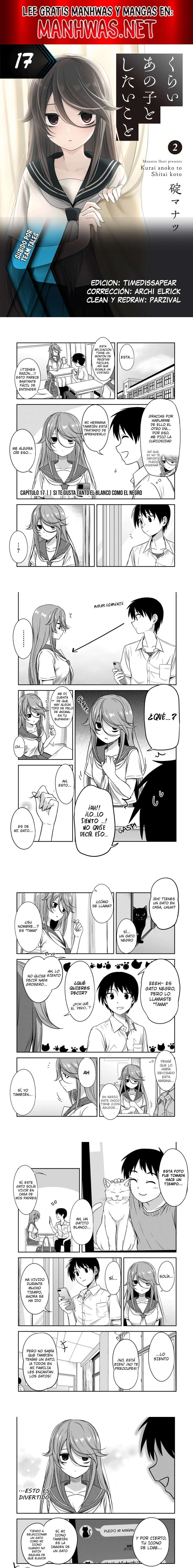 Kurai Anoko to Shitai koto Capítulo 17 - Página 1