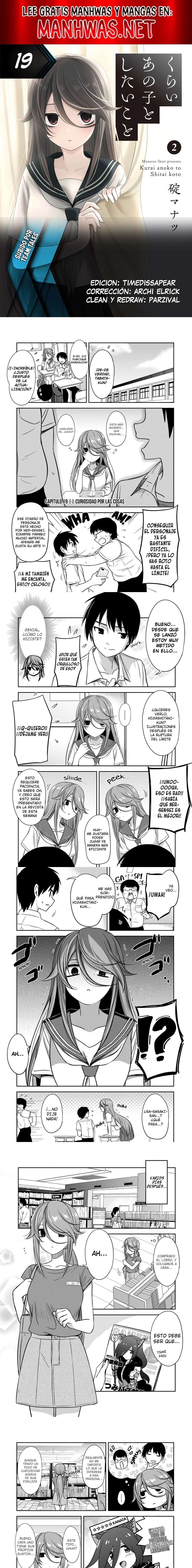 Kurai Anoko to Shitai koto Capítulo 19 - Página 1