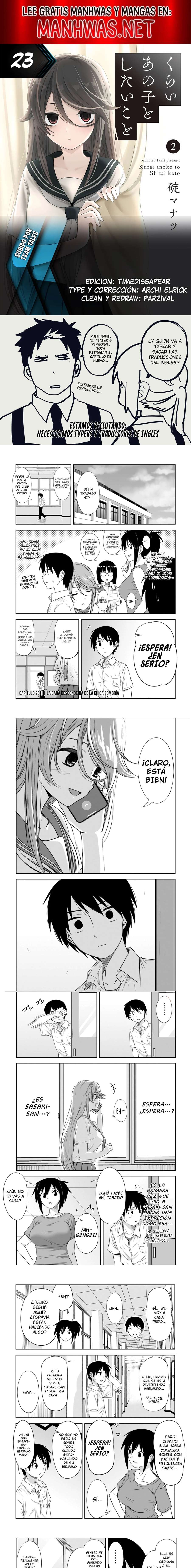 Kurai Anoko to Shitai koto Capítulo 23 - Página 1