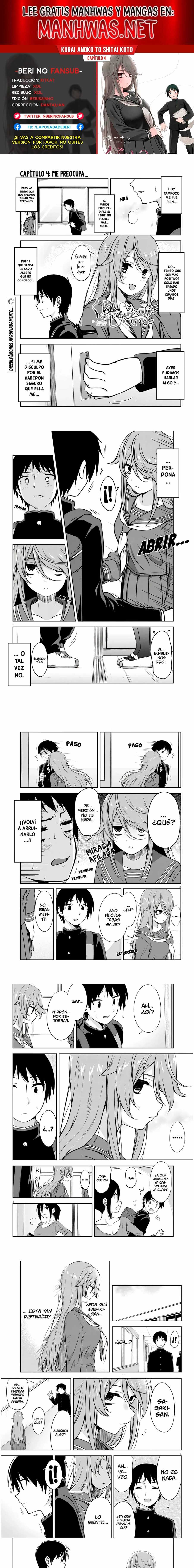 Kurai Anoko to Shitai koto Capítulo 4 - Página 1