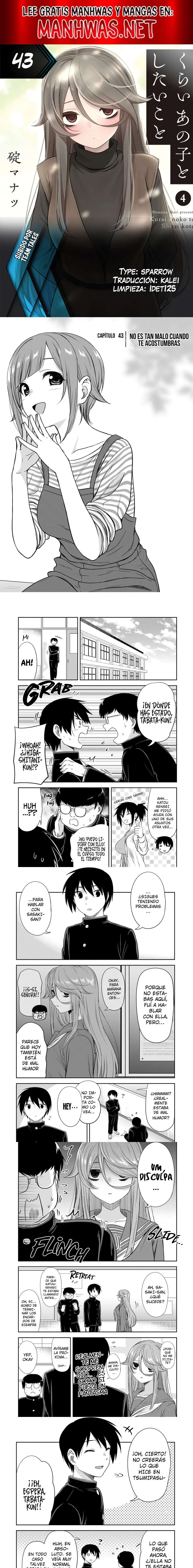 Kurai Anoko to Shitai koto Capítulo 43 - Página 1