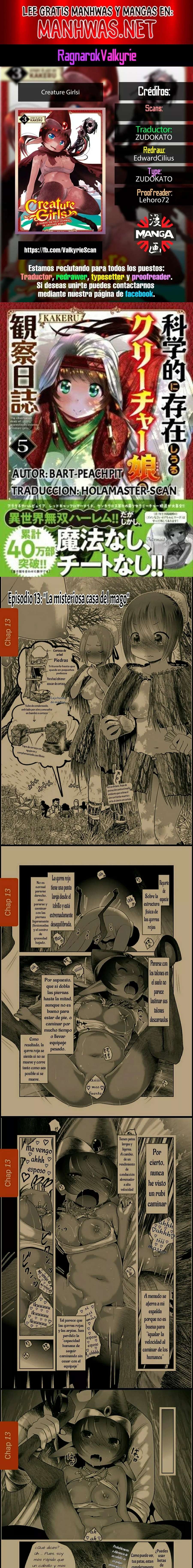 Creature Girls: A Hands-On Field Journal in Another World Capítulo 13 - Página 1