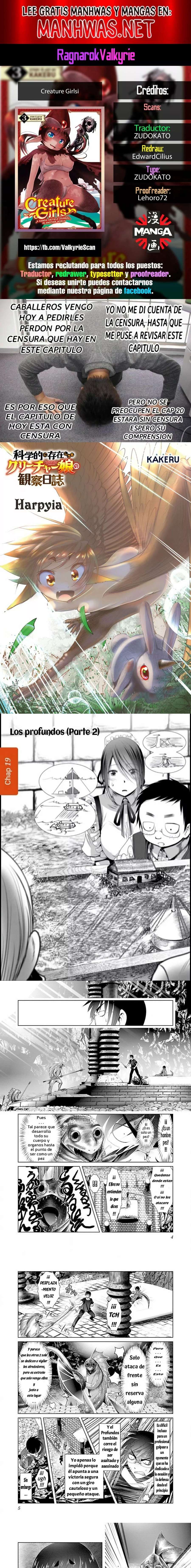 Creature Girls: A Hands-On Field Journal in Another World Capítulo 19 - Página 1