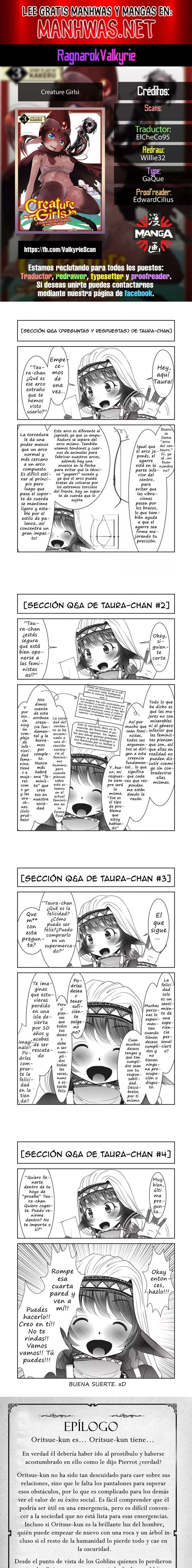 Creature Girls: A Hands-On Field Journal in Another World Capítulo 24.5 - Página 1