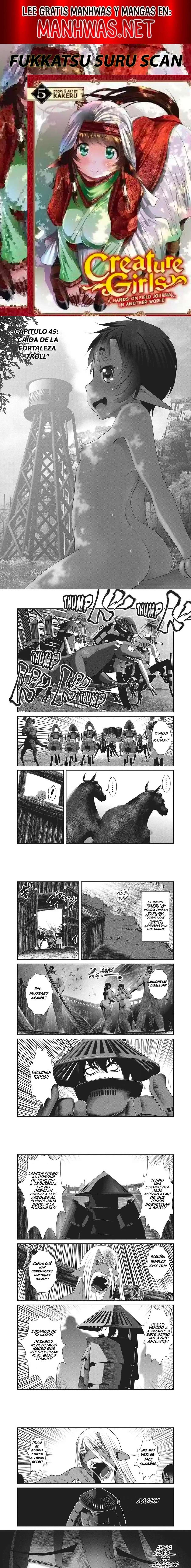 Creature Girls: A Hands-On Field Journal in Another World Capítulo 45 - Página 1