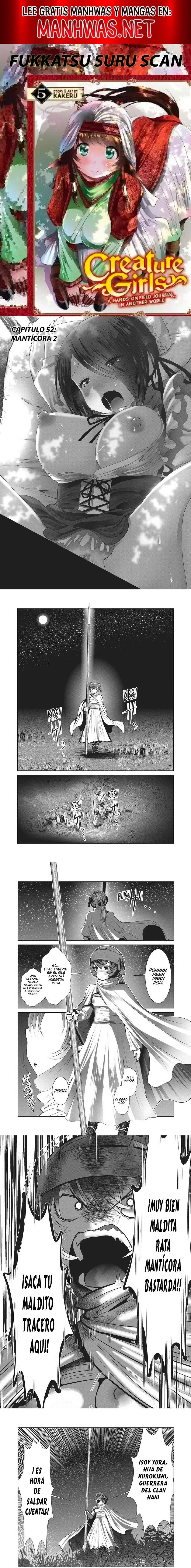 Creature Girls: A Hands-On Field Journal in Another World Capítulo 52 - Página 1