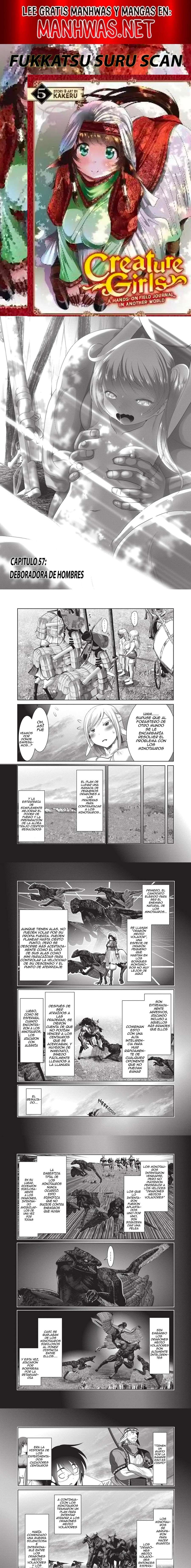 Creature Girls: A Hands-On Field Journal in Another World Capítulo 57 - Página 1