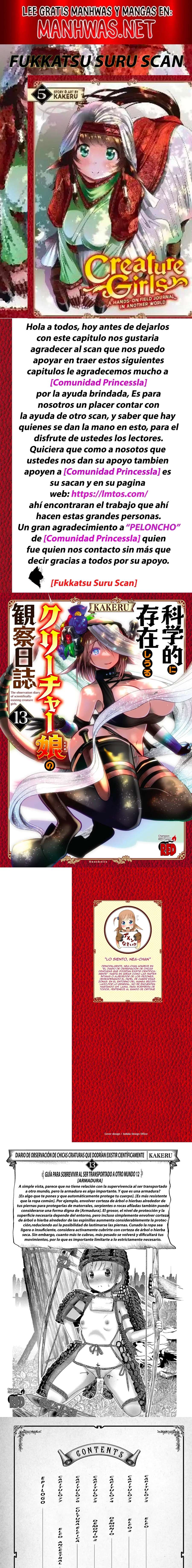 Creature Girls: A Hands-On Field Journal in Another World Capítulo 72 - Página 1