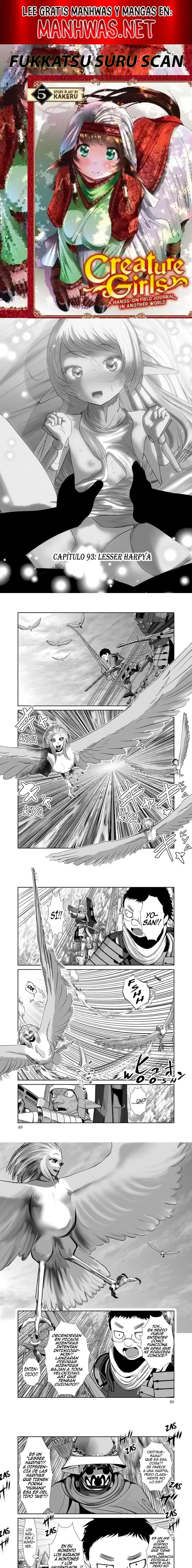 Creature Girls: A Hands-On Field Journal in Another World Capítulo 93 - Página 1