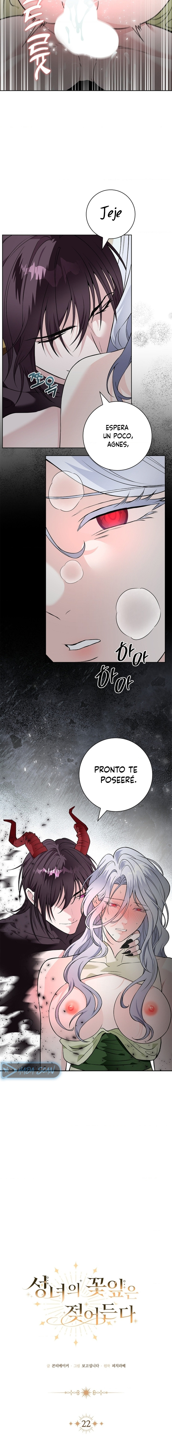 Los Pétalos de la Santa se humedecen Capítulo 22 - Página 9