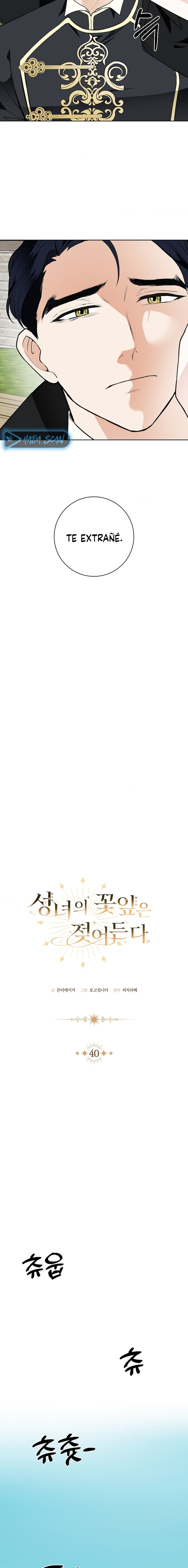 Los Pétalos de la Santa se humedecen Capítulo 40 - Página 8