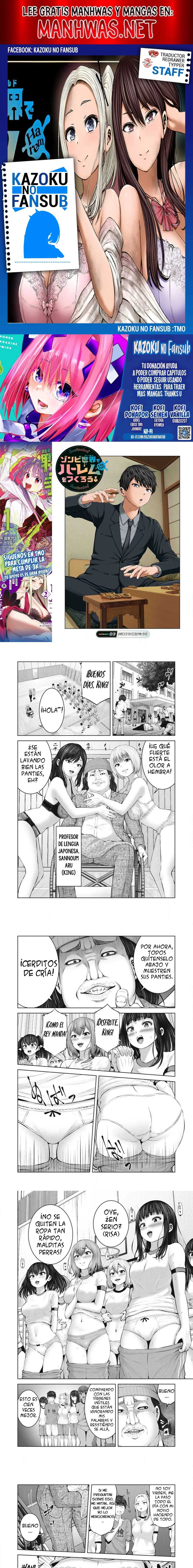 ZOMBIE SEKAI DE HAREM WO TSUKUROU Capítulo 3.1 - Página 1