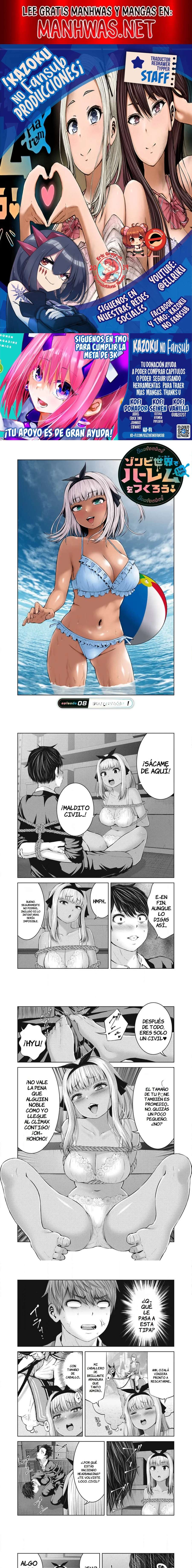 ZOMBIE SEKAI DE HAREM WO TSUKUROU Capítulo 8.1 - Página 1