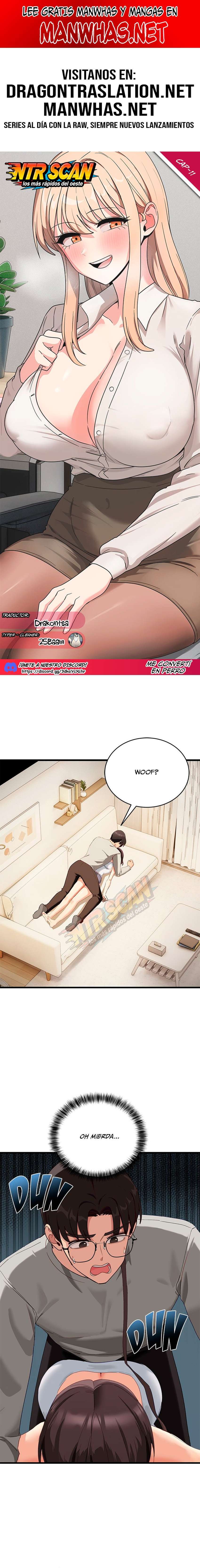 ¡Me convertí en un perro! Capítulo 11 - Página 1