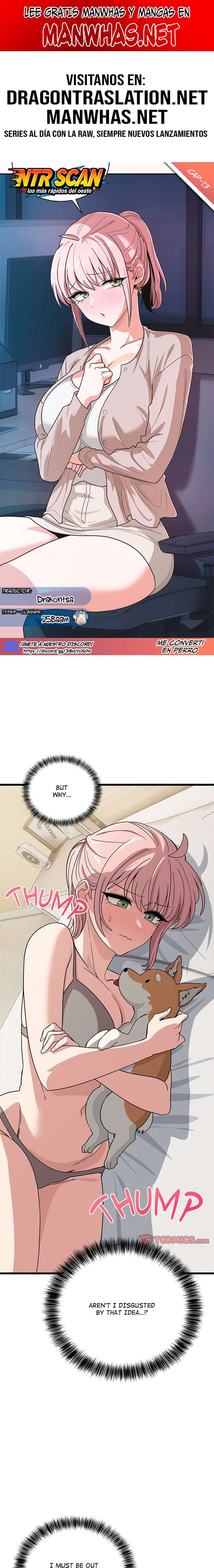 ¡Me convertí en un perro! Capítulo 13 - Página 1