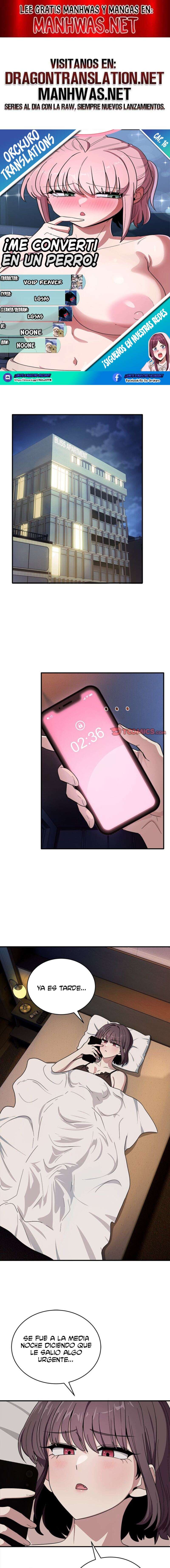 ¡Me convertí en un perro! Capítulo 16 - Página 1