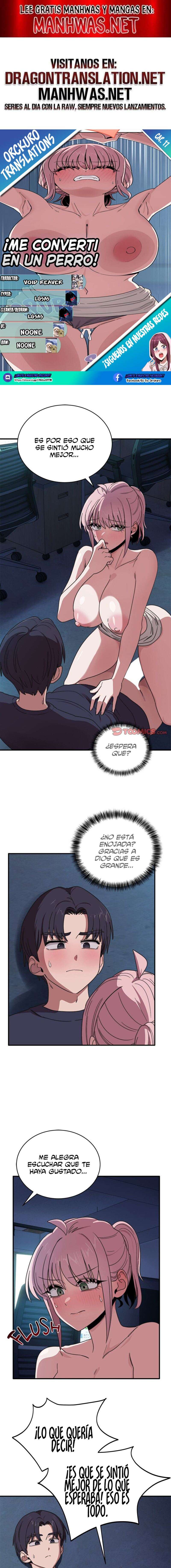 ¡Me convertí en un perro! Capítulo 17 - Página 1