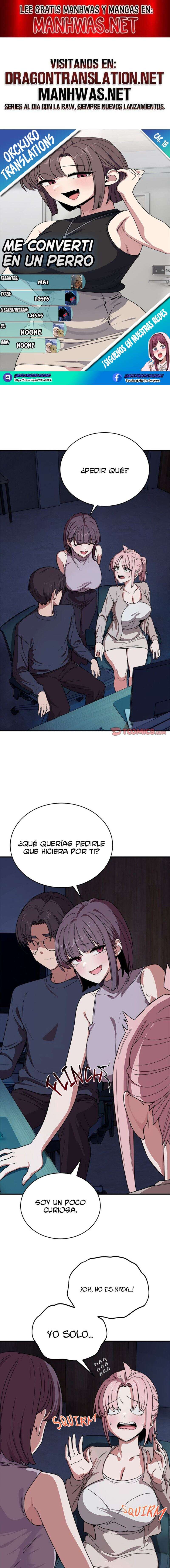 ¡Me convertí en un perro! Capítulo 18 - Página 1