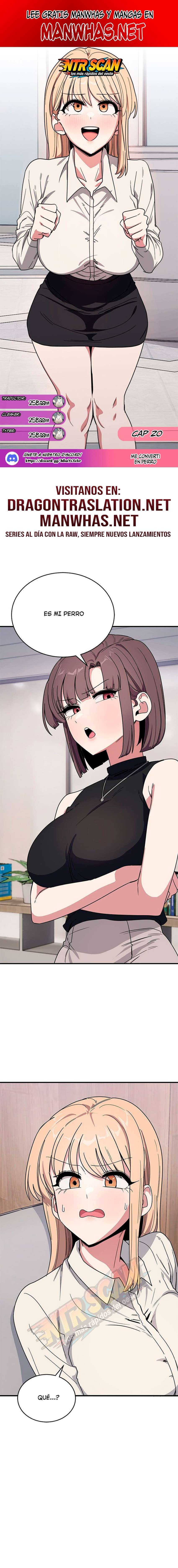 ¡Me convertí en un perro! Capítulo 20 - Página 1