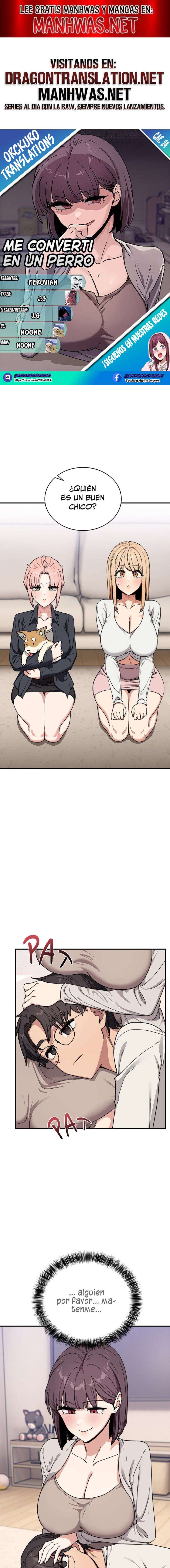 ¡Me convertí en un perro! Capítulo 24 - Página 1
