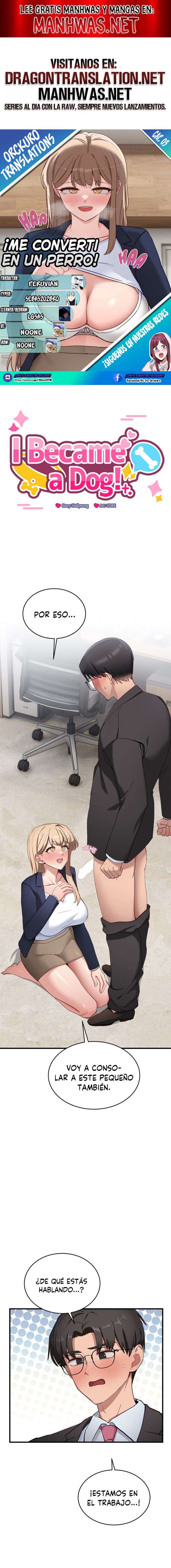 ¡Me convertí en un perro! Capítulo 3 - Página 1